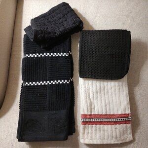 Dish towels and kitchen towel set never used